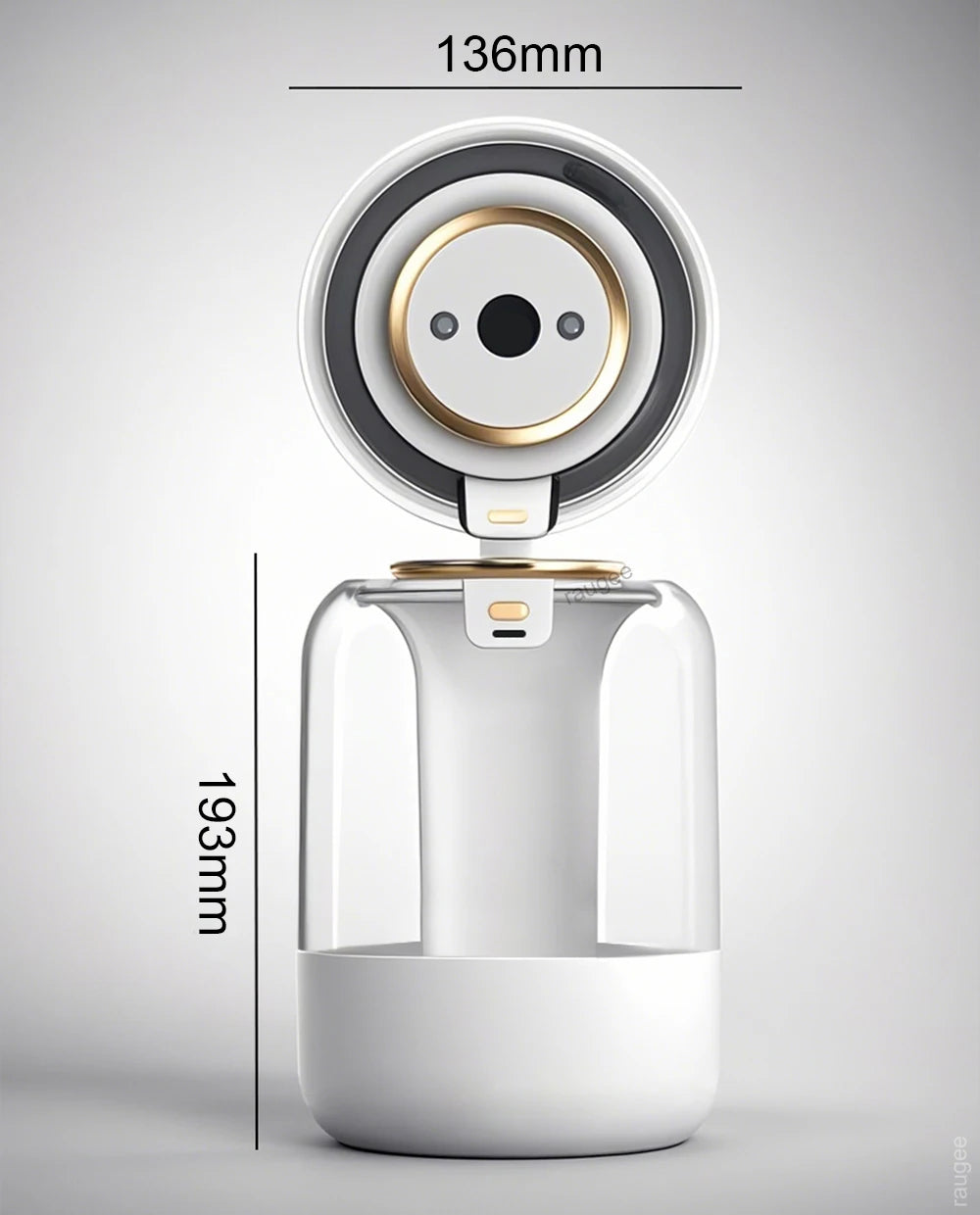 Velmora Living large capacity home air humidifier with a sleek white design and adjustable mist output.