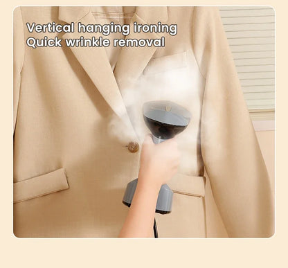 Velmora Living foldable garment steamer with fast-heat iron for quick and efficient fabric steaming and wrinkle removal