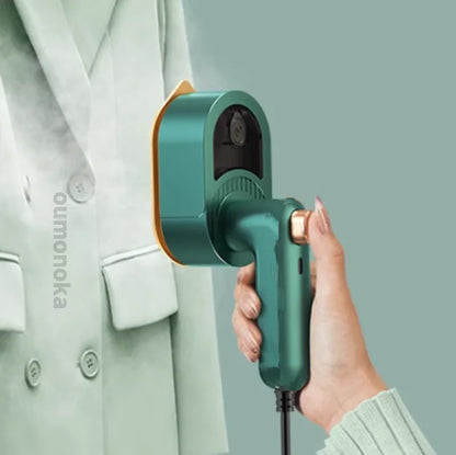 Velmora Living handheld clothing plate iron for clothes, compact and easy-to-use garment pressing tool with ergonomic handle.