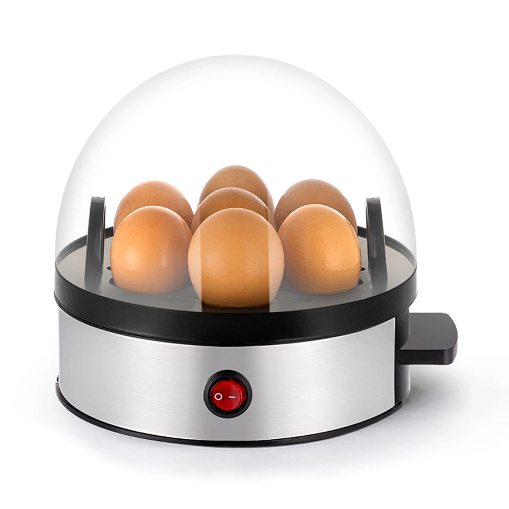 Velmora Living electric egg boiler steamer and multifunctional cooker with digital controls and stainless steel design.