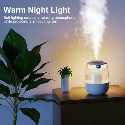 Velmora Living large capacity air humidifier with sleek design and control panel for professional home or office use.