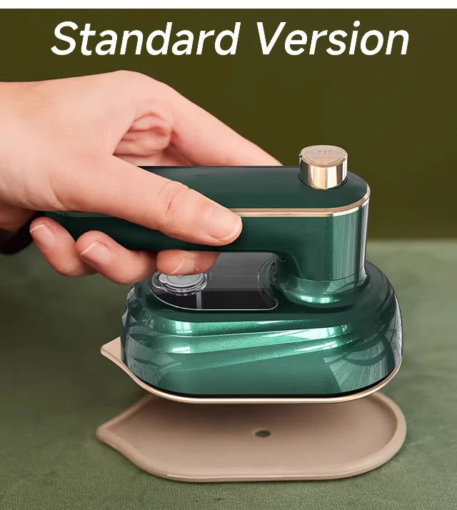 Velmora Living handheld clothing plate iron for clothes, compact and easy to use for quick fabric pressing and smoothing.