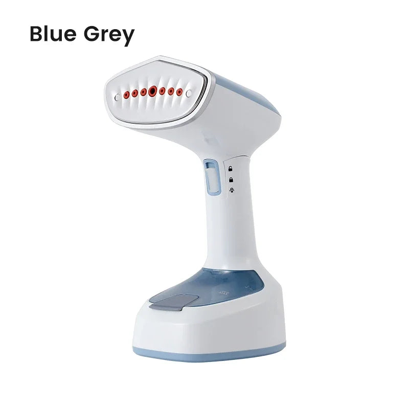Velmora Living foldable garment steamer with fast-heat iron for quick and easy clothing steaming and wrinkle removal.