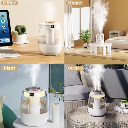 Velmora Living professional large capacity air humidifier with a sleek white design and adjustable mist control.