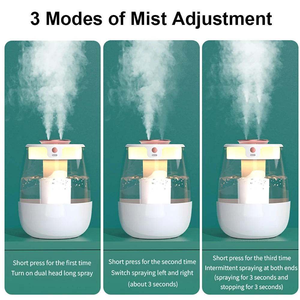 Velmora Living large capacity air humidifier with digital controls and sleek white design for professional home use