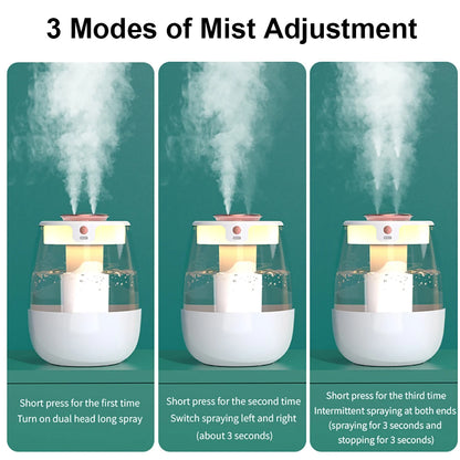 Velmora Living large capacity air humidifier with digital controls and sleek white design for professional home use