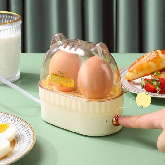 Velmora Living electric egg boiler machine with a sleek design for easy hard boiled egg preparation in the kitchen.