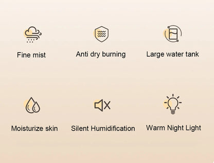 Velmora Living large capacity air humidifier with sleek white design, digital controls, and adjustable mist output for home comfort.