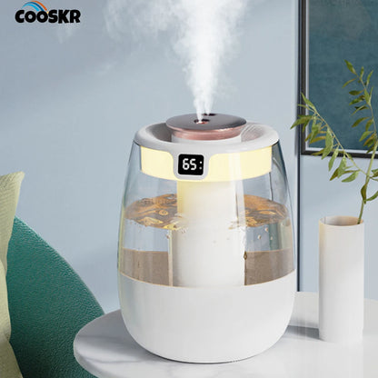 Velmora Living large capacity air humidifier with sleek design and control panel, ideal for professional or home use