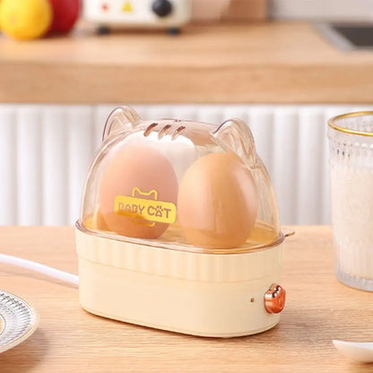 Velmora Living electric egg boiler machine with stainless steel exterior and digital controls for quick, easy hard boiled eggs.