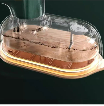 Velmora Living handheld clothing plate iron used for smoothing and pressing clothes, with a compact design and ergonomic handle.