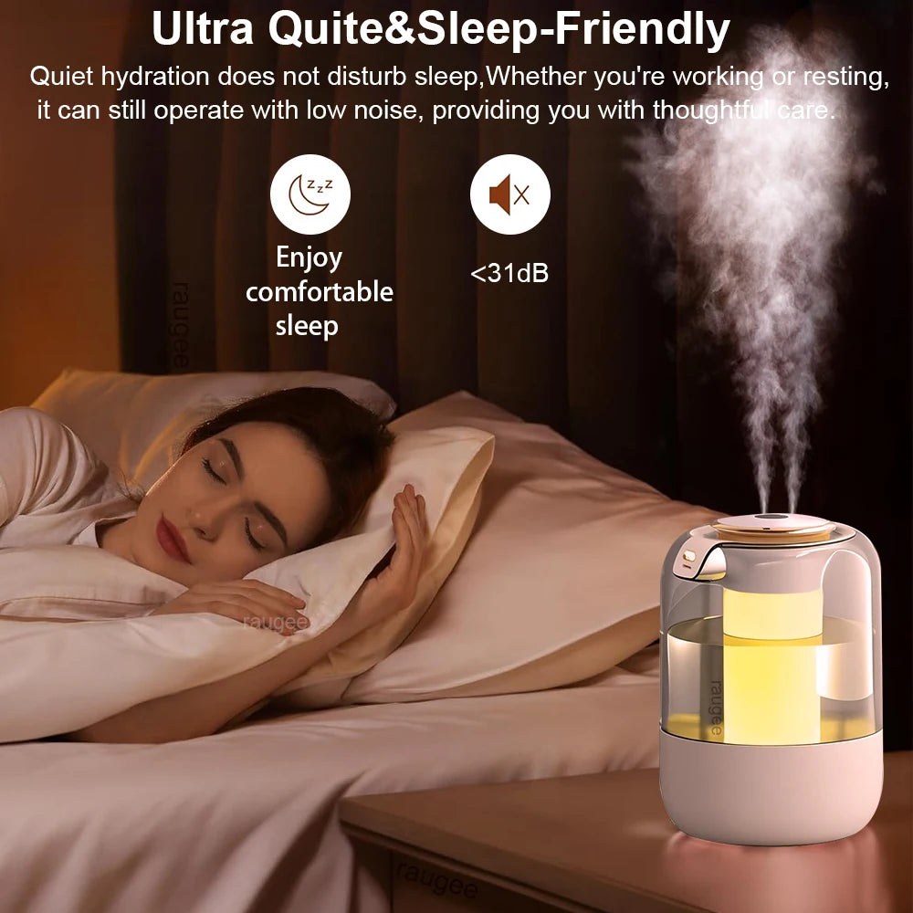 Velmora Living large capacity home air humidifier with a sleek design and adjustable mist control for optimal indoor humidity.